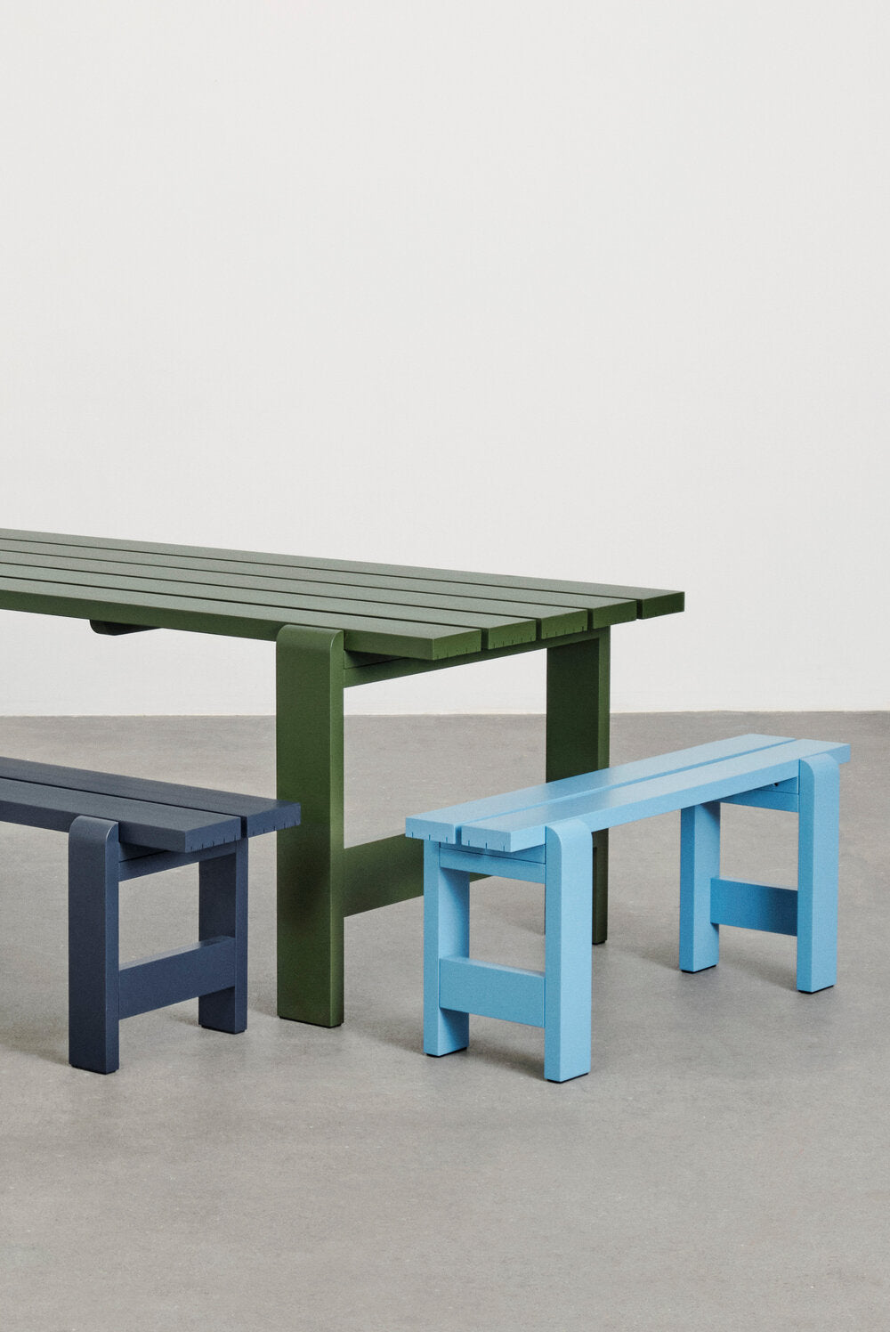 Weekday havebænk - Azure Blue